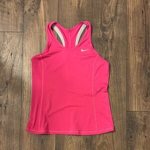 Nike Women's Vibrant Pink Racerback Tank Size L
